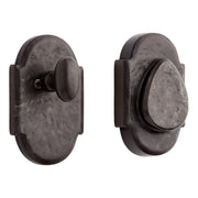 Signature Hardware EH-416-DB Solid Bronze Ornate Deadbolt Lock, Dark Bronze
