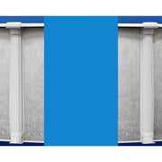 Swimline 24-Feet Round Blue Overlap Liner Standard Gauge
