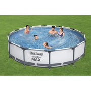 Bestway 56061US Steel Pro MAX Above Ground Swimming Pool, 12' x 30