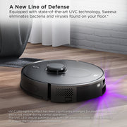 TCL RV6014B Sweeva 6000 Smart Robot Vacuum, Black