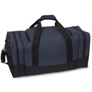 Everest 025-NY/BK Unisex Sporty Gear Duffel Bag - Large Navy