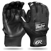 Rawlings Youth Clout Baseball Batting Gloves, Black/Black, X-Large, R00703864