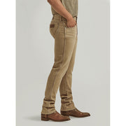 Wrangler Retro Slim Fit Straight Leg Jeans, Saddle, 31W x 30L, 112345014