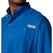 Columbia Tamiami II Short-Sleeve Button-Down Shirt - Vivid Blue - L