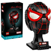 LEGO 76329 Marvel Miles Morales Mask Building Set - Spiderman Room Decor & Movie Collectible - Building Bl