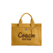 Coach Cargo Tote Bag, Yellow Gold Canvas with Embroidered Animal Print, Fits 13-Inch Laptop, Detachable Strap, CP158 LHEBV