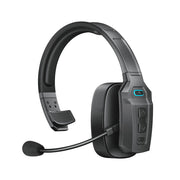 Swiifome Bluetooth Headset with Microphone, AI Noise Cancelling, Mute Button, Wireless On-Ear Headphones, 65 Hours Battery Life, Black