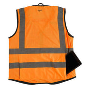 Milwaukee 48-73-5053 High Visibility Orange Performance Safety Vest