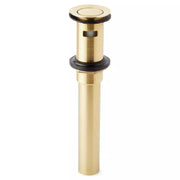 Signature Hardware SH439075ORB Extended Press Type Pop-Up Bathroom Drain - No Overflow - Oil Rubbed Bronze