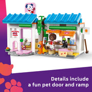 LEGO Friends Dog Treats Bakery Building Toy with Aliya and Sage Minidolls, 4 Toy Dogs, Accessories, Multicolor, 278 Pieces, 6585579