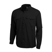 Pelagic Long Sleeve Fishing Shirt, UPF 50+ Sun Protection, Water & Stain Resistant, Quick Drying, Ventilated, Abyss