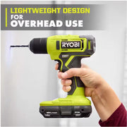 Ryobi ONE+ 18V Cordless 3/8 in. Drill Driver Kit with 1.5 Ah Battery, Charger, Keyless Chuck, LED Worklight, PCL201K1
