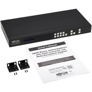 Tripp Lite HDMI Matrix Switch 4x4, 4K 60Hz HDR, Audio Extractor, 4 HDMI Inputs and Outputs, Black, B302-4HX4H-4K