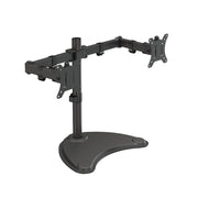 Doublesight DS-2400A Dual Monitor Bundle, 2x 24in Full HD 1920x1080 Monitors, 75Hz Refresh Rate, HDMI VGA Connectivity, Dual Monitor Stand, Black