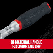 CRAFTSMAN V-Series Ratchet Set, 1/4 and 3/8 Inch Drive, Comfort Grip, 2 Pack, CMMT86502V