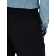 Lee Womens Wrinkle Free Relaxed Fit Straight Leg Pants, Mid Rise, Black, Size 18 Short, 46375