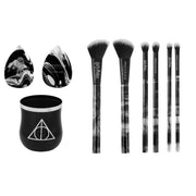 Profusion Cosmetics Harry Potter Deathly Hallows Blend Makeup Brush and Sponge Set, 5-Piece