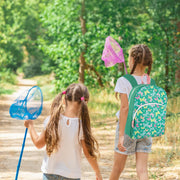 Trailmaker 15 Inch Kids Backpack, Durable 600 Denier Polyester, Adjustable Padded Shoulder Straps, Front Zippered Pocket, Beautiful Butterflies Design