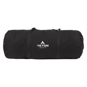 TETON Sports 1027R Deer Hunter -35 F Canvas Sleeping Bag - Right Zipper - Black/Tan