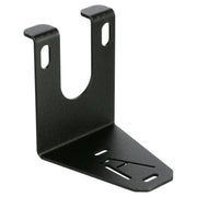 Iron American Wall-Mounted Barbell Holder, Heavy-Duty Steel, Black