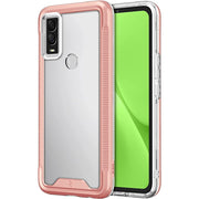 ZIZO IONC-CKPDA-RGD ION Series for Cricket Innovate E 5G Case - Military Grade Drop Tested with Tempered Glass Screen Protector - Rose Gold