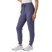 32 Degrees Heat Women's Active Tech Jogger Pant, Medium Stretch, Adjustable Drawstring Waistband, Side and Cargo Pockets, Black, 1899482