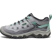 KEEN Targhee IV Vent Durable Breathable Hiking Shoes for Women, Alloy/Granite Green, 9.5M, 1029000