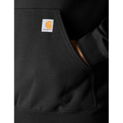 Carhartt Loose-Fit Midweight Logo Long-Sleeve Hoodie for Men - Black - M