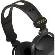 Koss KSSR10 R-10 On-Ear Headphones, Retro Style, Black
