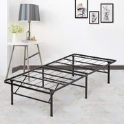 FDW Metal Folding Base Mattress Foundation Frame 14