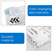 MagicBag Large Vacuum Storage Bags, 12 Pack Flat Compression Bags for Clothing with Airtight Seal and IonicSeal Valve Technology