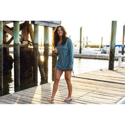 HUK Pursuit Coverup Dress, Performance Fishing Athletic Dress, UPF 50+ Sun Protection, Quick-Drying, Lightweight, Lightning Sky, Large, H6120119