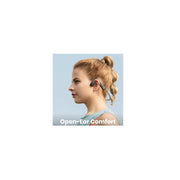 Shokz Official SHOKZ OpenMove Bone Conduction Wireless Bluetooth Headphones for Sports with Cooling Wristband Grey