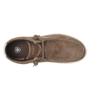 Ariat Hilo Mid Men's Casual Shoes, Brown Bomber, Moc Toe, Elasticized No-Tie Laces, Cushioned Insole, 4-Inch Shaft, 10063972
