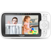 Hubble Connected HCSNPGLH2 Nursery Pal Glow and Twin with 2 Cameras White