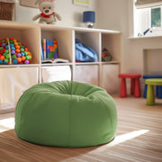 Small Solid Green Kids Bean Bag Chair
