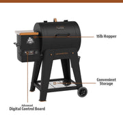 Pit Boss PB500NX Lexington 500 Wood Pellet Grill, Onyx Edition