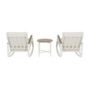 Mainstays MS5608811816013 Westmont 3-Piece Outdoor Rocker Set, White