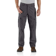 Carhartt Force Relaxed Fit Ripstop Cargo Work Utility Pants, Shadow, 32W x 30L, Lightweight Stretch Fabric, 104200-029