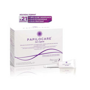 Procare Papilocare Vaginal Gel, Protective Barrier for Intimate Hygiene, Fragrance-Free, Lubricant Enhanced, 21 Unidoses of 5 ml, 198502.6