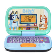 VTech Game Time Bluey Laptop, Interactive Learning Toy with 10 Games, Character Slider, Bluey Button, Portable Design for Kids Ages 3-6