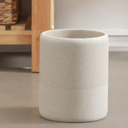 Hight Quality Polyresin Wastebasket Garbage Receptacle Bin for Bathrooms Powder Rooms Kitchens Home Offices