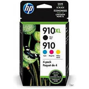 HP 910 / 910Xl (3Jb41an) Ink Cartridges (Cyan Magenta Yellow Black) (4-Pack)