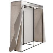 Mainstays MSS028082874009 Adult Single Steel Tier Zippered Extra Wide Clothes Closet, 60