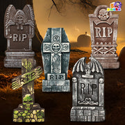 Joyfy 5 Packs Halloween Tombstones Decorations 17
