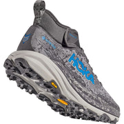 Hoka Speedgoat 6 Mid GTX Trail Running Shoes for Men, Waterproof GORE-TEX, Vibram MegaGrip Outsole, Satellite Gray/Stardust, Size 12