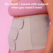 Frida Mom Belly Binder, Postpartum Essentials for Natural and C-Section Recovery, Adjustable Compression Wrap, After Birth Brace, Abdominal Band, 9