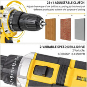 JOU 21V 119PCS Power Tool Combo Kit