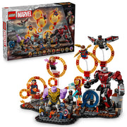 LEGO Marvel Avengers Endgame Final Battle Building Set, 621 Pieces, 9 Minifigures Including Iron Man MK85, Captain America, Black Panther, Thanos, Multicolor