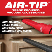 Milwaukee 49-90-2034 Air-Tip 4.33 L X 9.1 in. W Non Marring Utility Vacuum Nozzle 2 pc